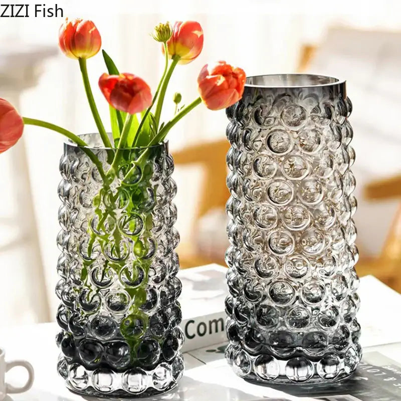 Bubble Glass Plant Pot