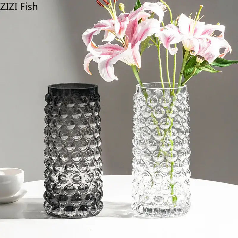 Bubble Glass Plant Pot