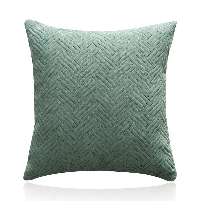 Chevron Teal Cushion Cover