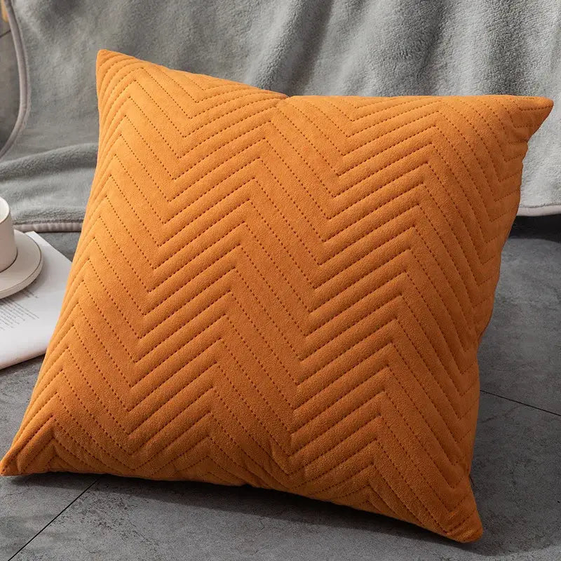 Chevron Teal Cushion Cover