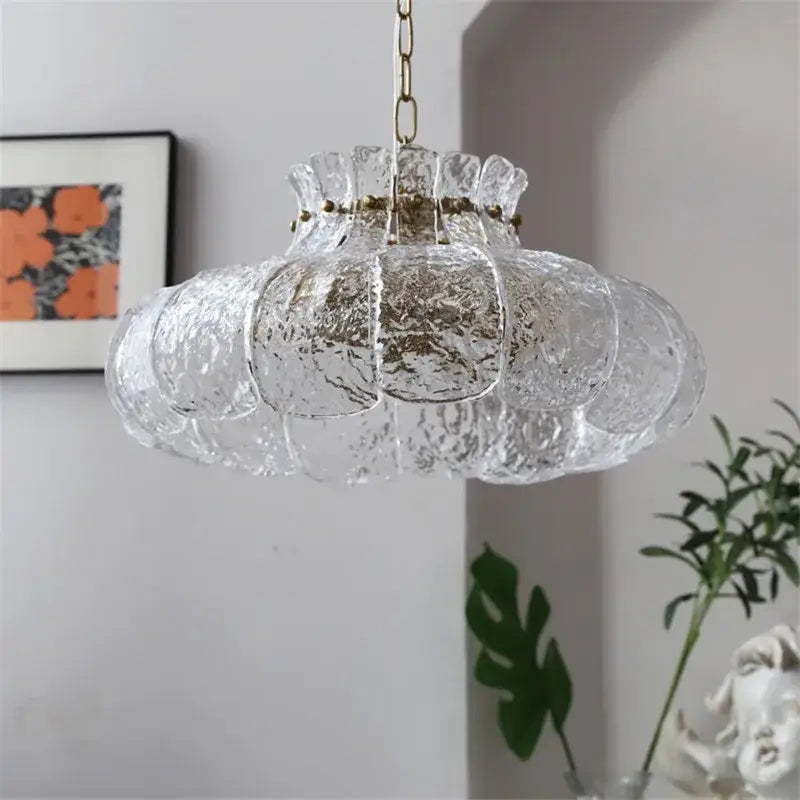 Glass French Pendant Chandelier