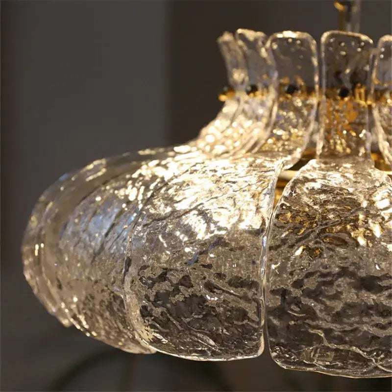 Glass French Pendant Chandelier