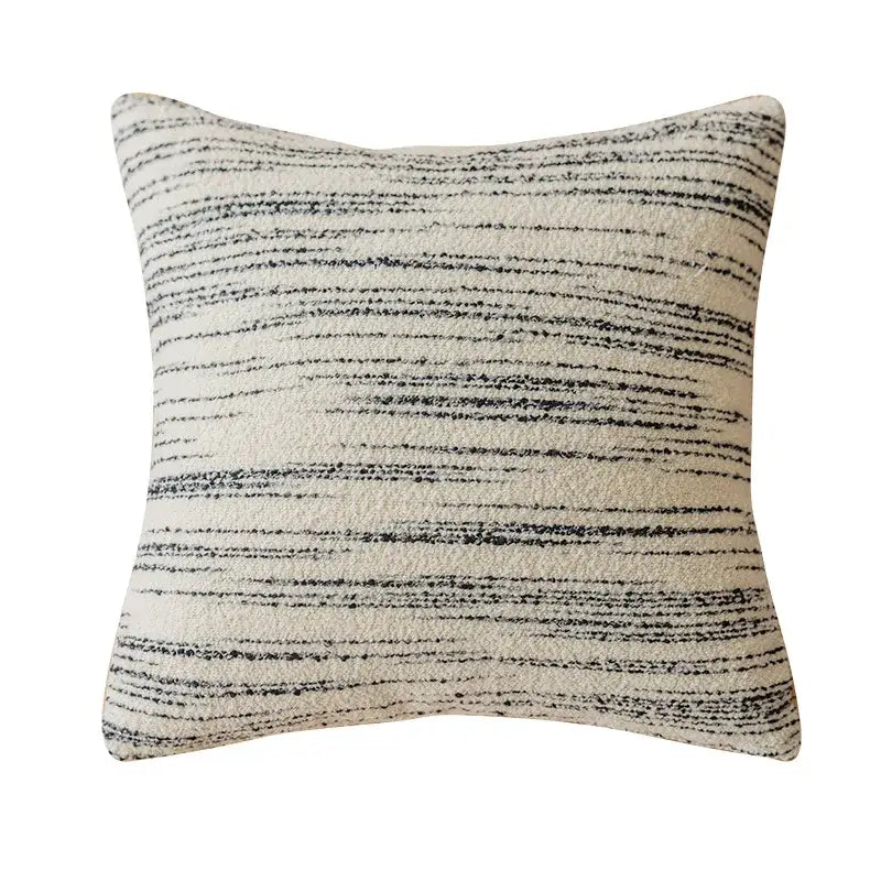 Cream Woolen Pillow Cover