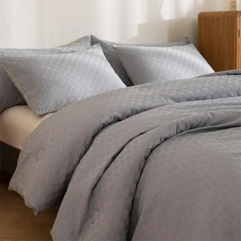 Cream Yellow Quilt Set
