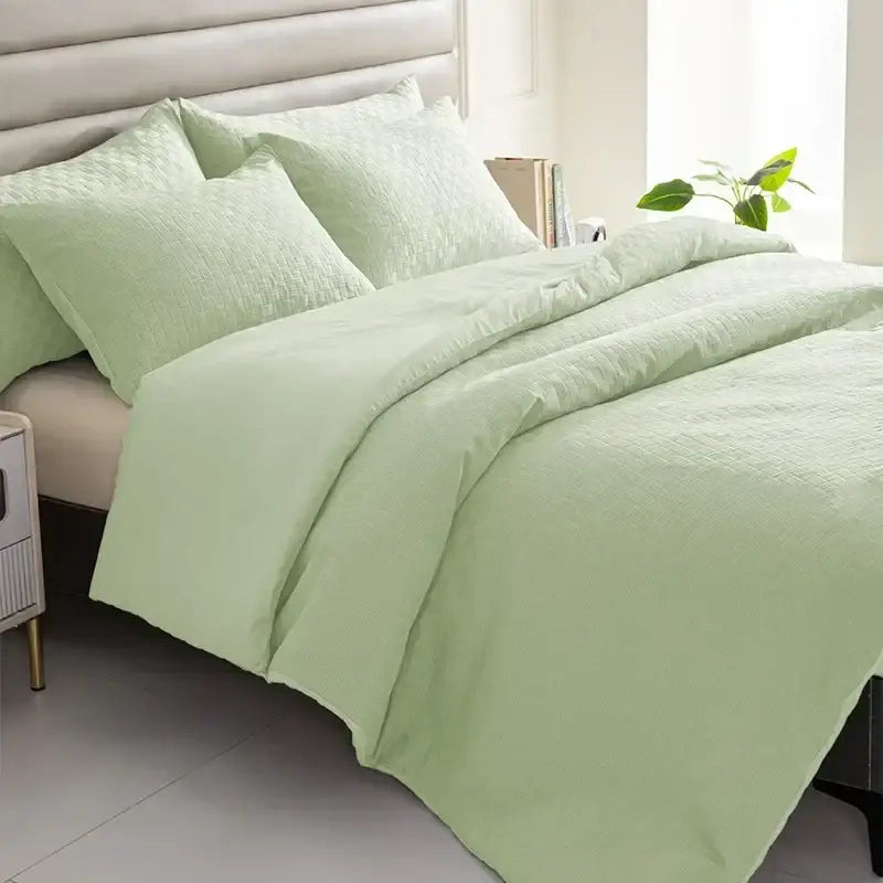 Cream Yellow Quilt Set