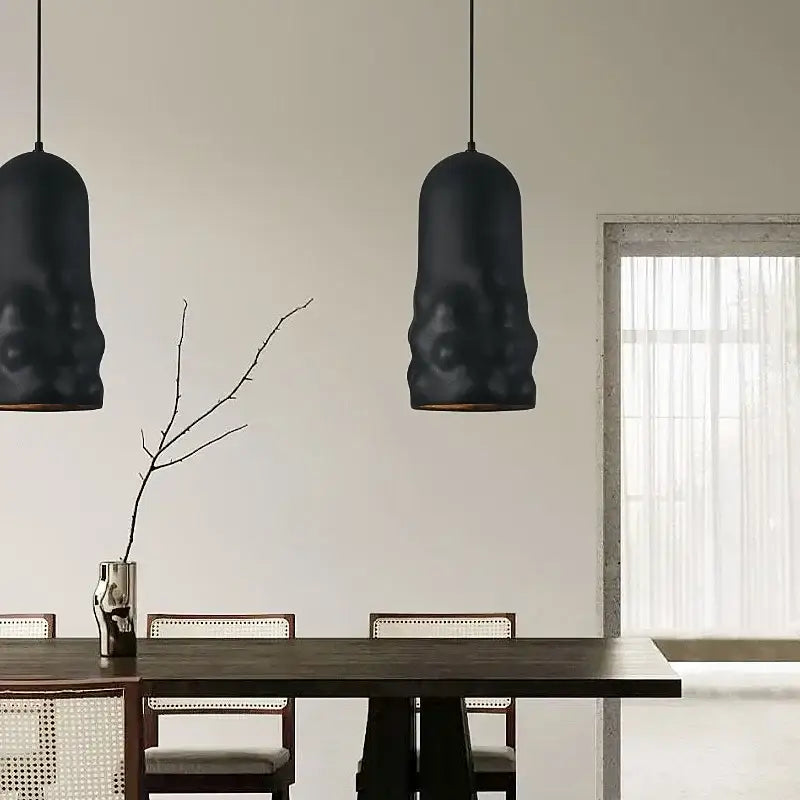 Cream Pendant Wind Lamp