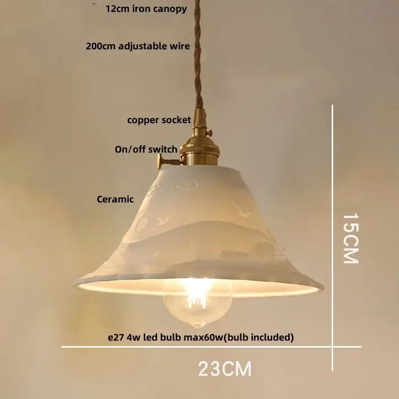 Frosted Glass Nordic Kitchen Pendant Light