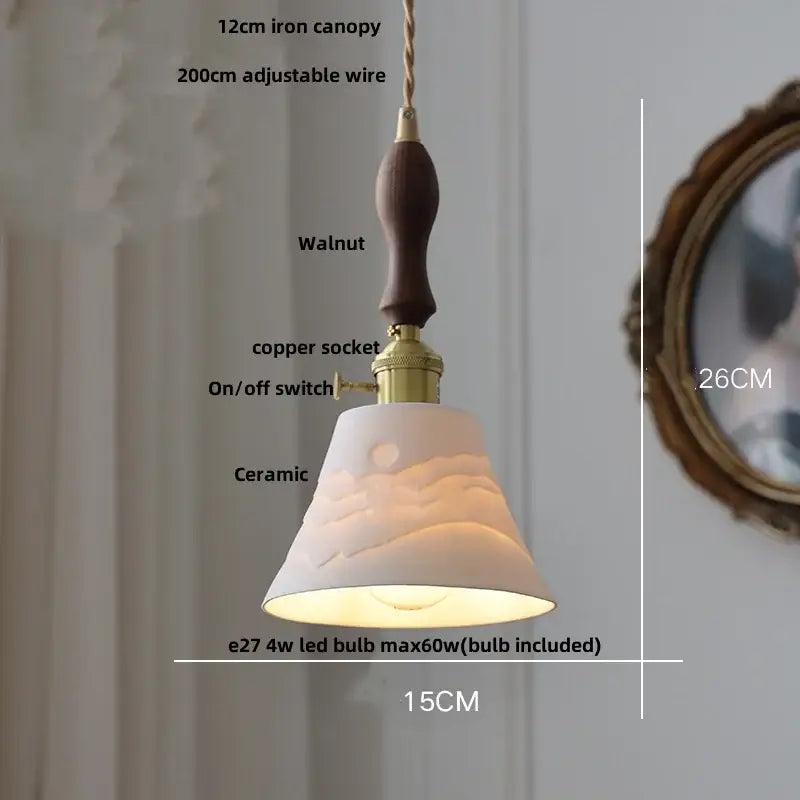 Frosted Glass Nordic Kitchen Pendant Light