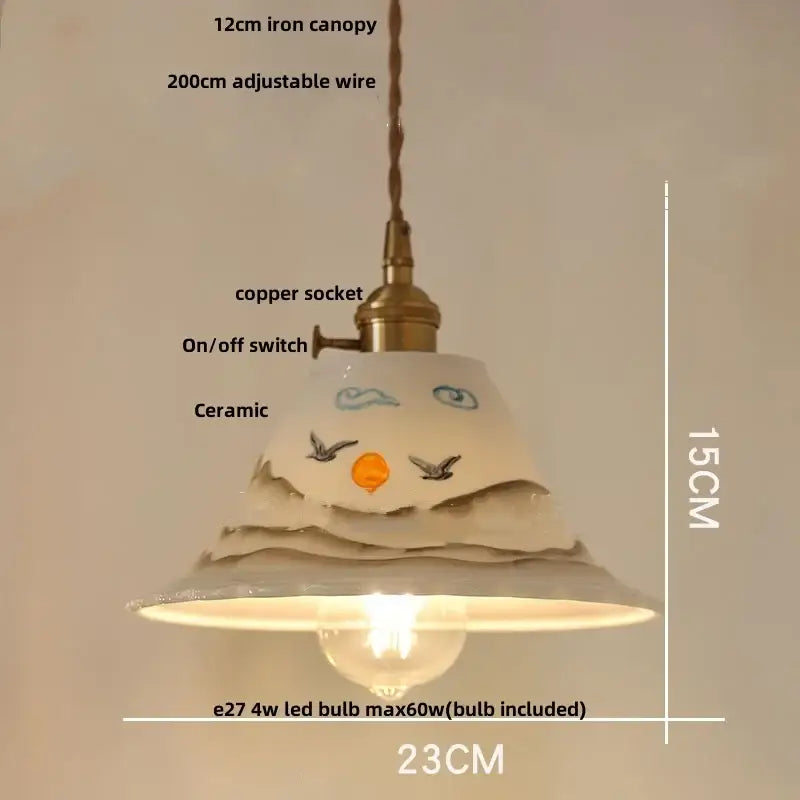 Frosted Glass Nordic Kitchen Pendant Light