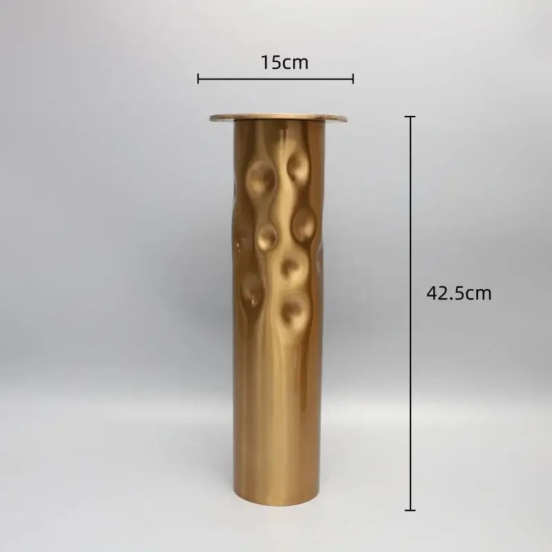 Golden Metal Candlestick Set