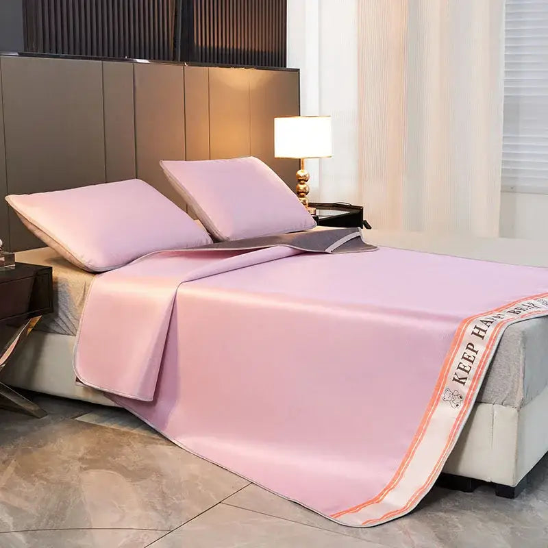 Blue Cooling Bed Set