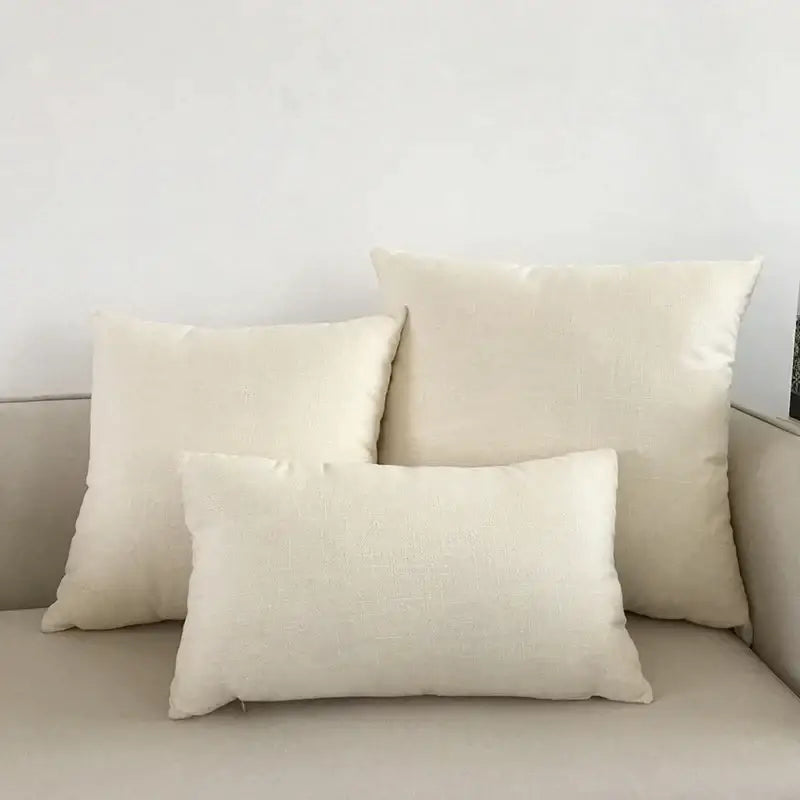 Orange Woven Cushion Cover