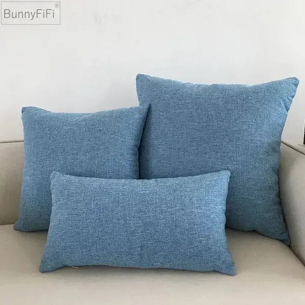 Orange Woven Cushion Cover