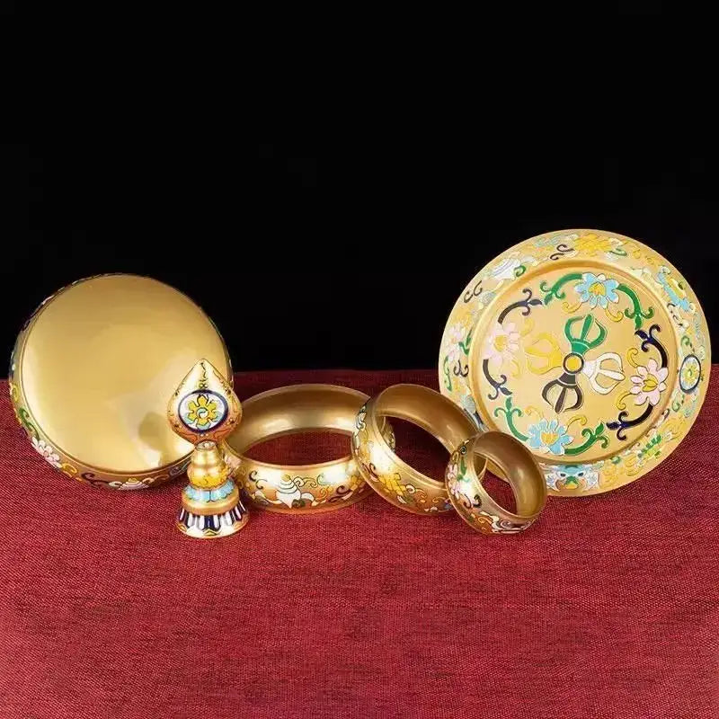 Cloisonne Lacquerware Manda Tea Pan