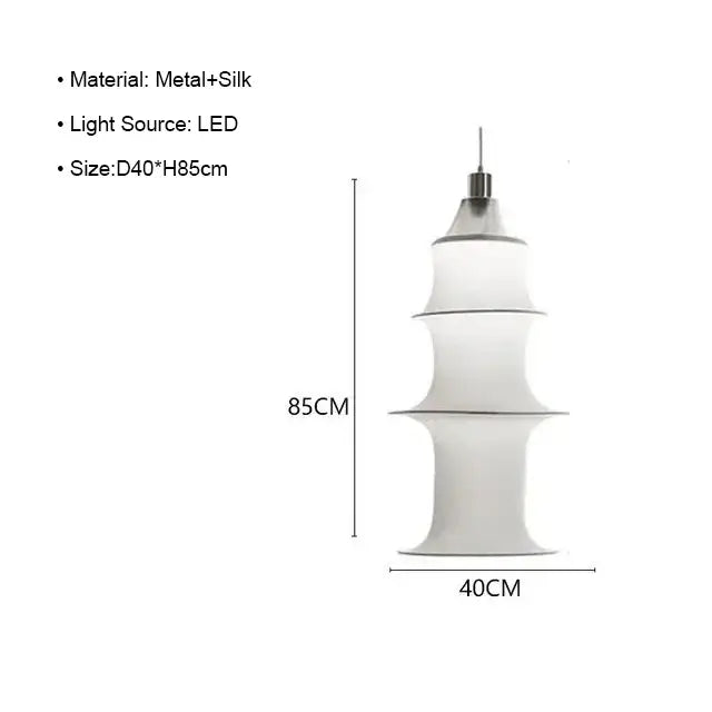 Cream Silk Floor Lamp