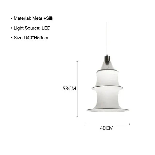 Cream Silk Floor Lamp