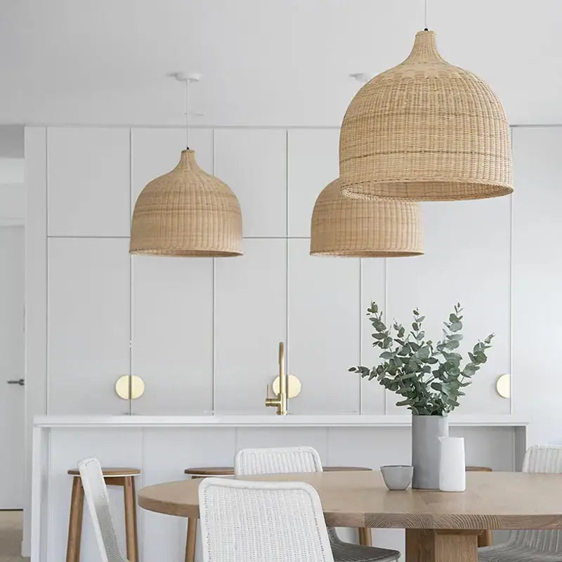 Bamboo Weaving Pendant Light