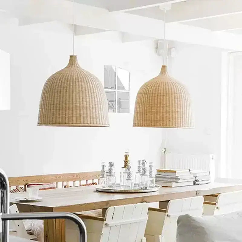 Bamboo Weaving Pendant Light