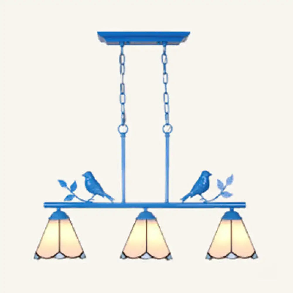 Bird Glass Pendant Light