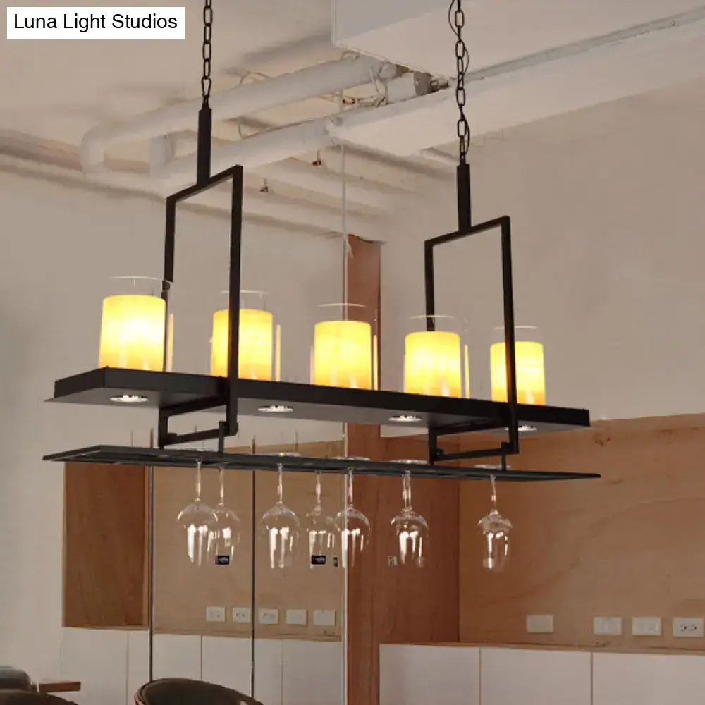 Black Marble Pendant Light