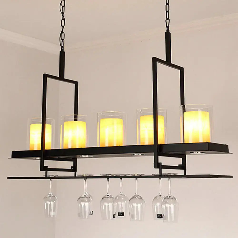Black Marble Pendant Light