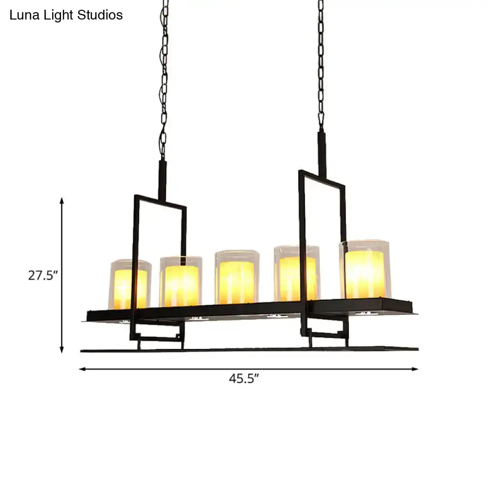 Black Marble Pendant Light