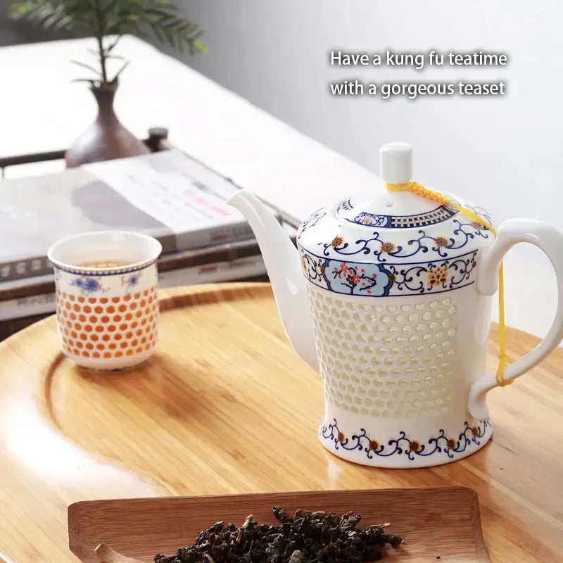 Blue White Porcelain Tea Set