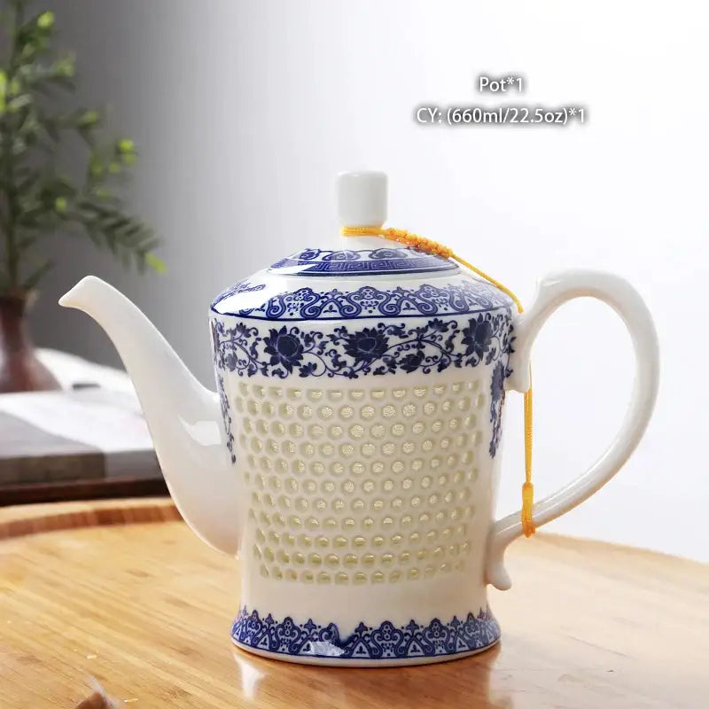Blue White Porcelain Tea Set