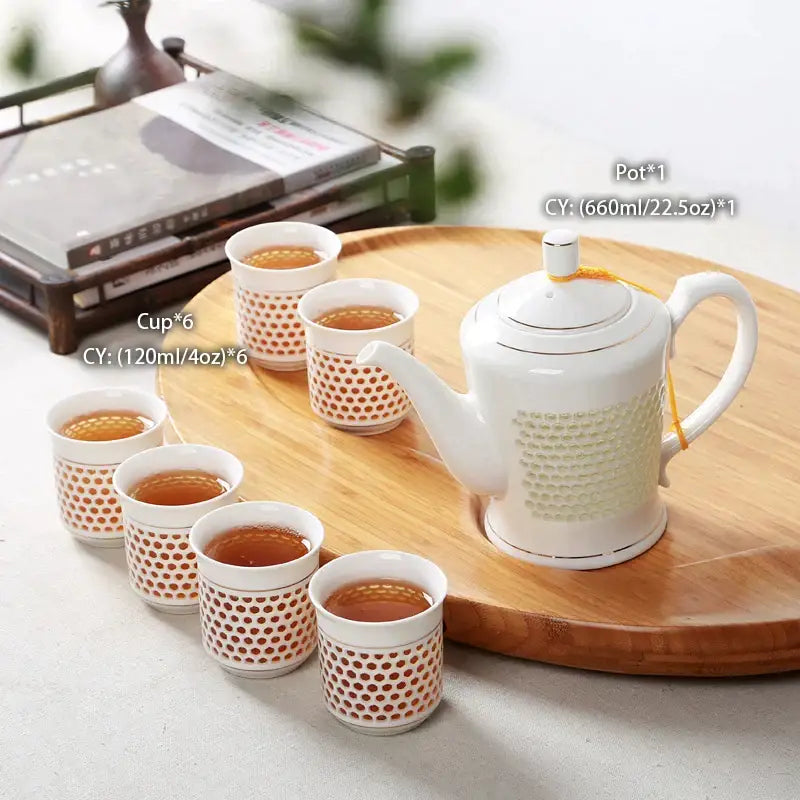 Blue White Porcelain Tea Set