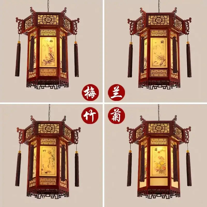Bamboo Lantern Pendant Light For Intimate Dinners