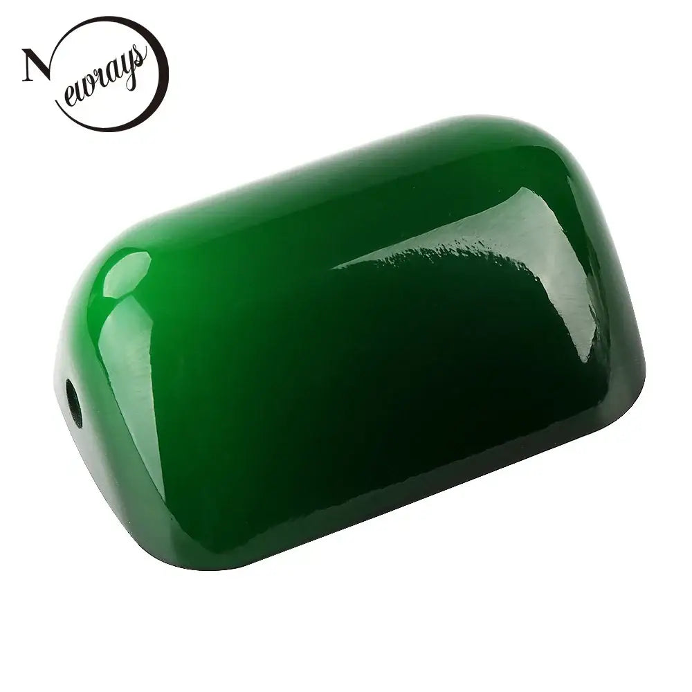 Emerald Glass Bankers Lamp