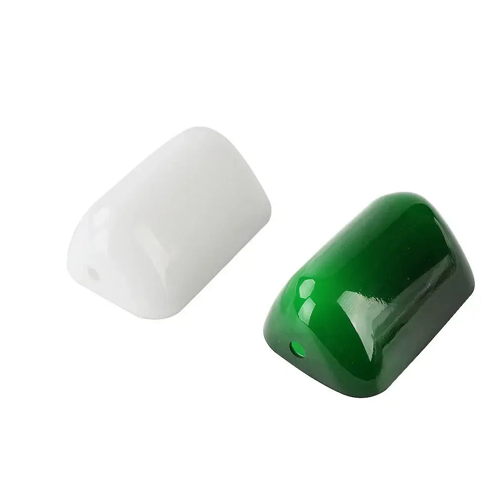 Emerald Glass Bankers Lamp