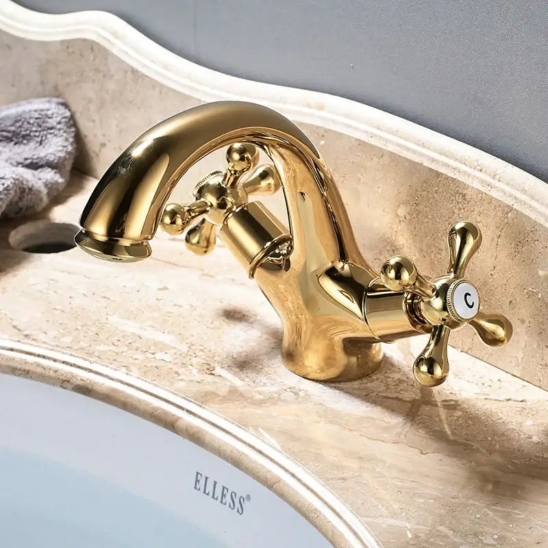 Gold Vessel Sink Faucet