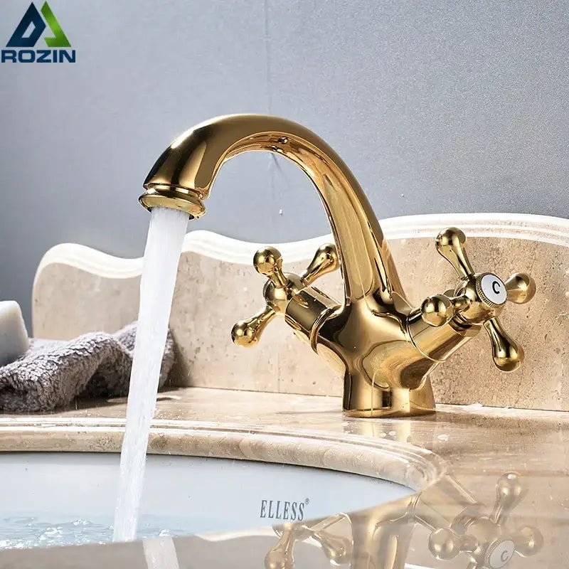 Gold Vessel Sink Faucet