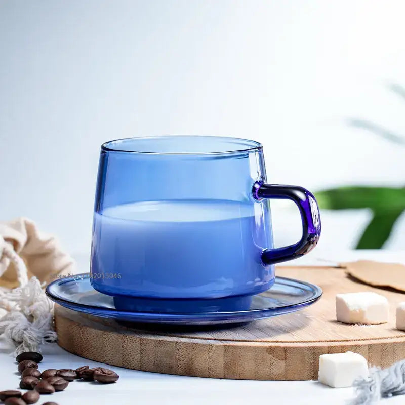 Green Glass Coffee Mug