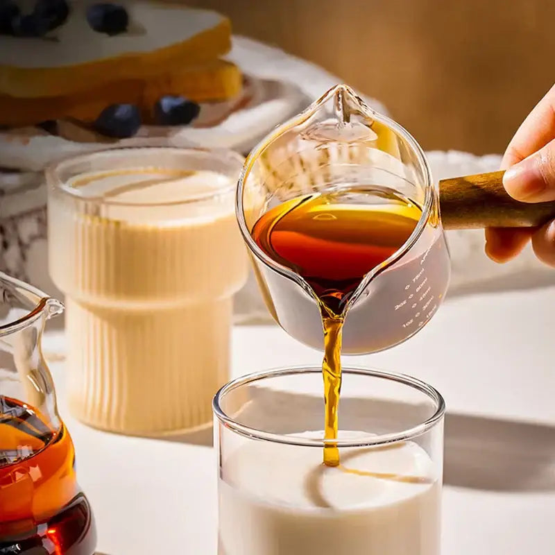 Glass Espresso Measuring Cup