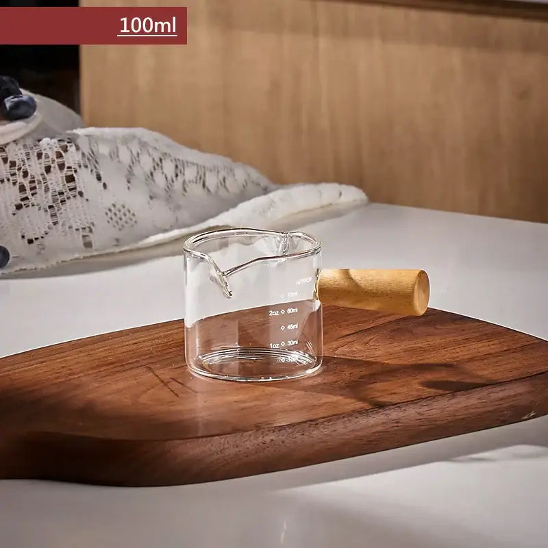 Glass Espresso Measuring Cup
