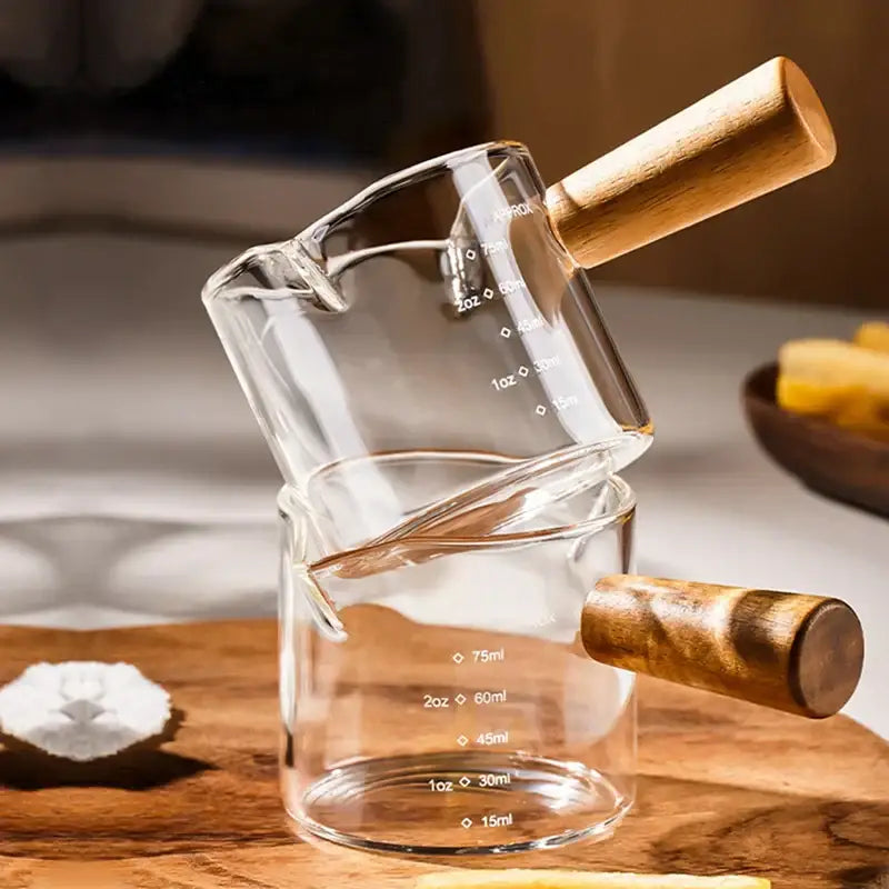 Glass Espresso Measuring Cup