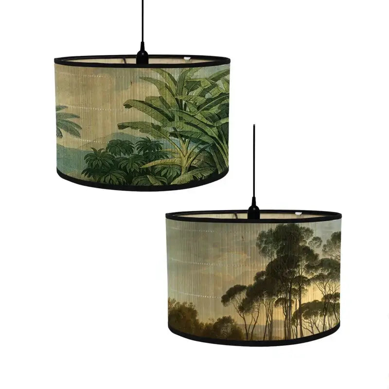 Bamboo Tropical Pendant Light