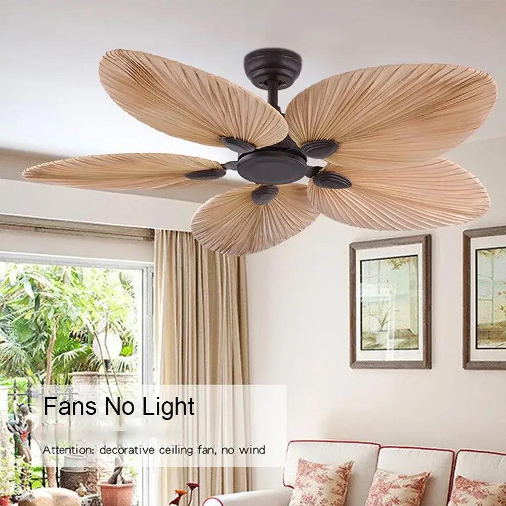 Bronze Leaf Ceiling Fan