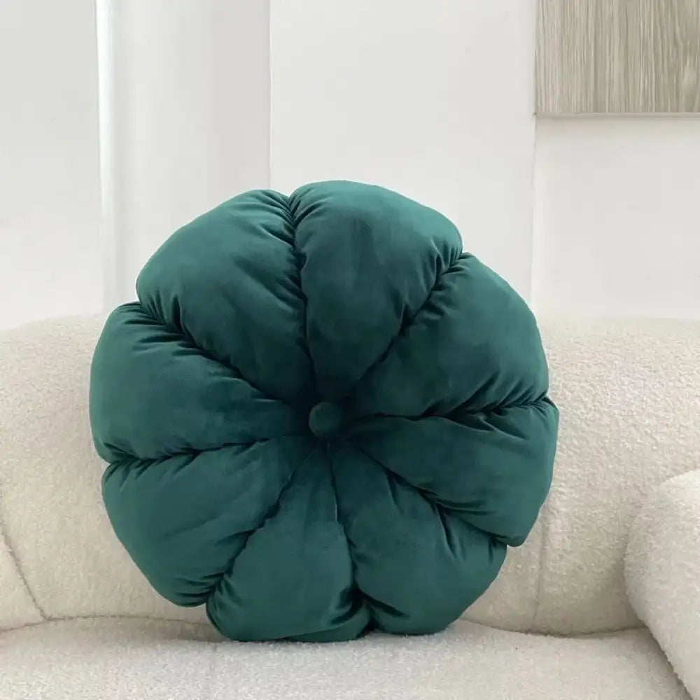 Green Ethnic Tassel Cushion