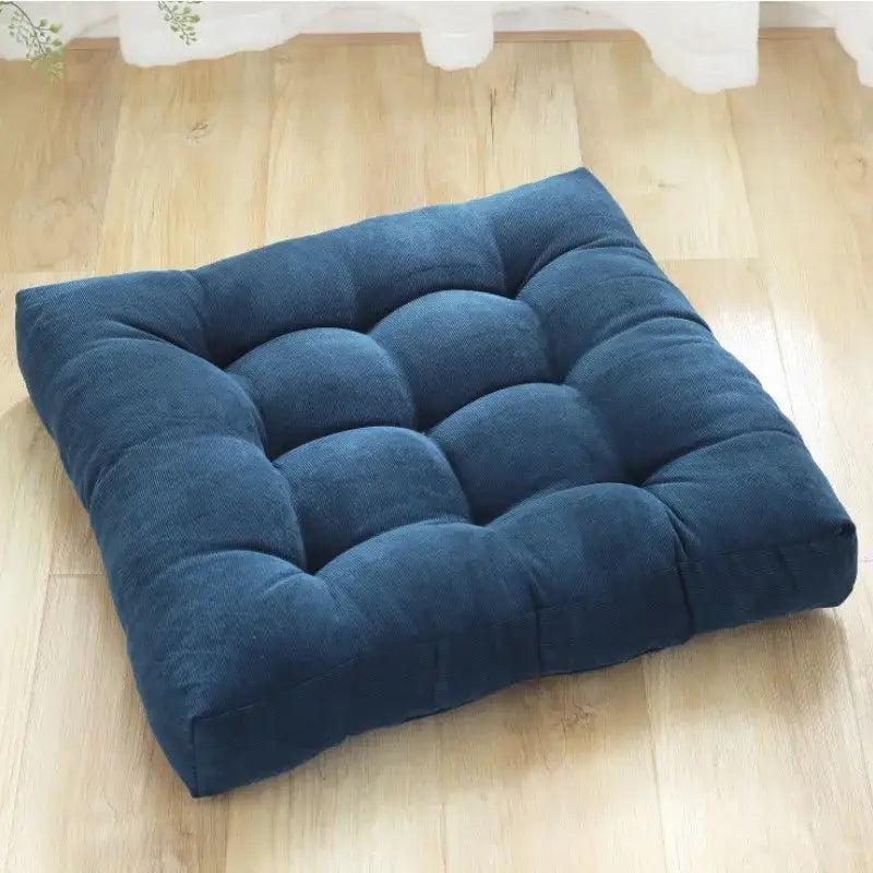 Brown Corduroy Floor Cushion