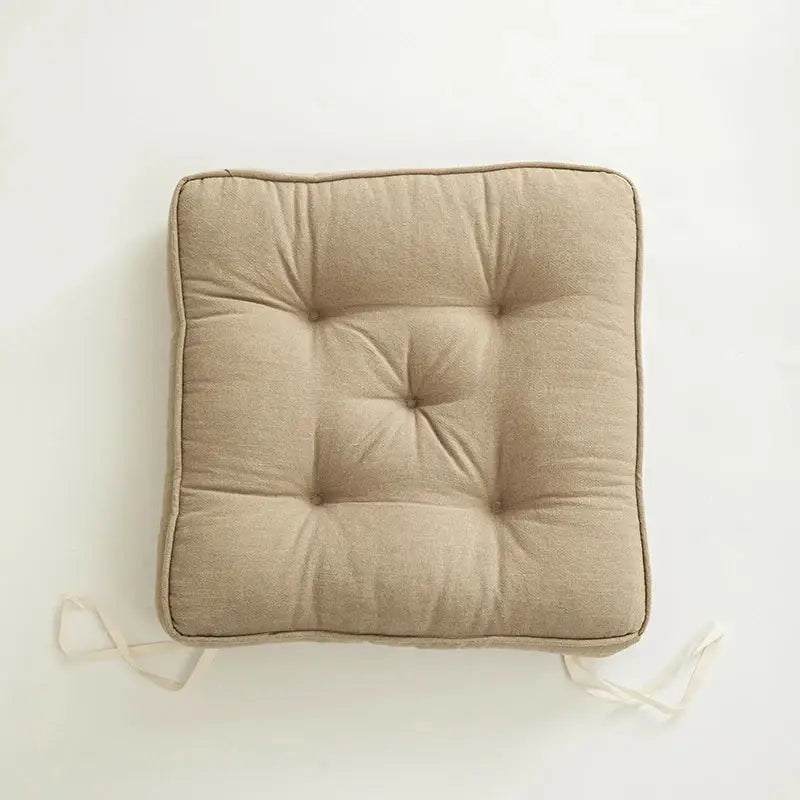 Terracotta Button Cushion Cover