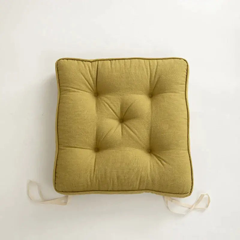 Terracotta Button Cushion Cover