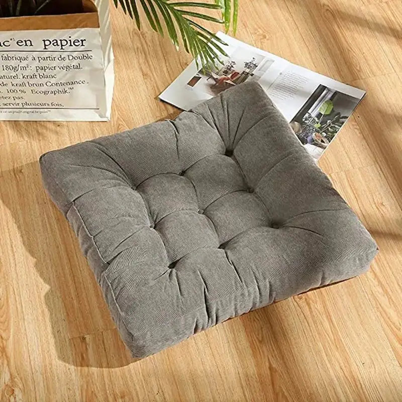 Dark Brown Corduroy Cushion