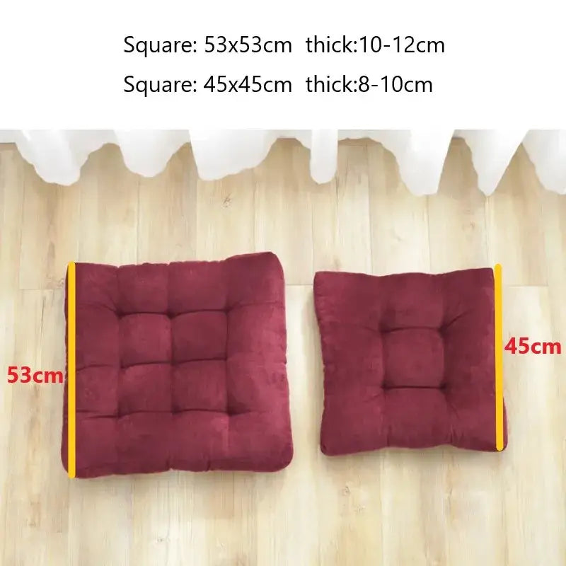 Dark Brown Corduroy Cushion