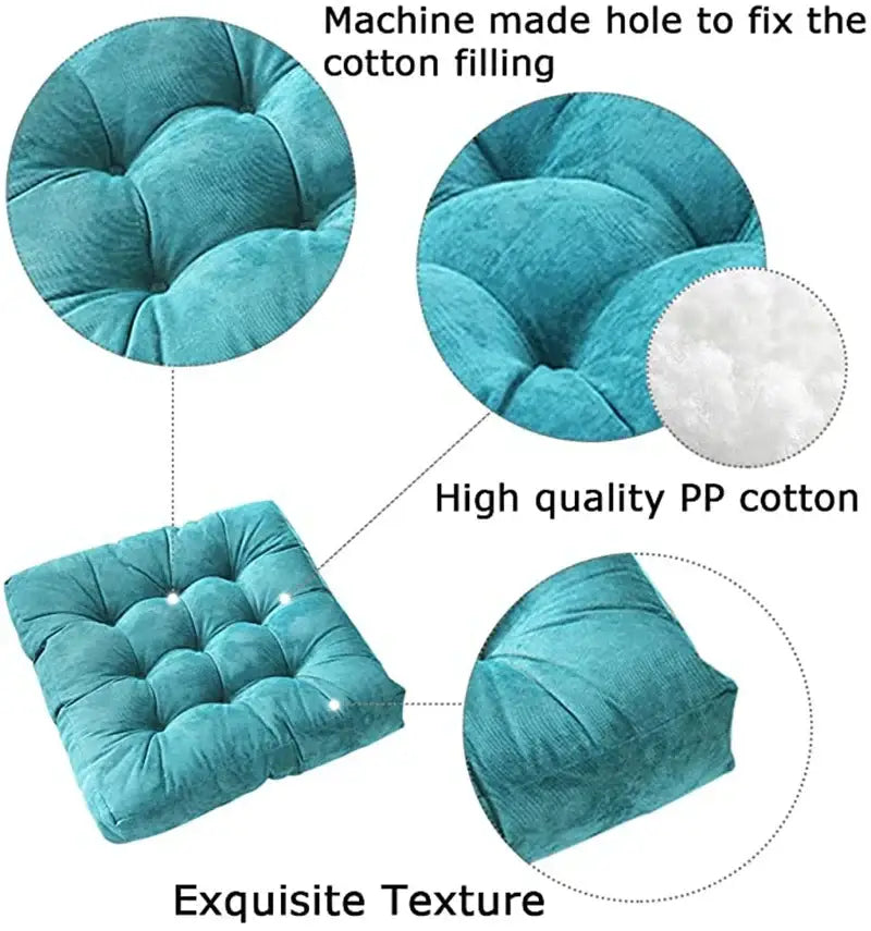 Dark Brown Corduroy Cushion