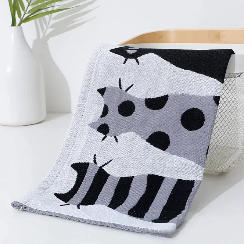 Turquoise Cotton Gauze Towels