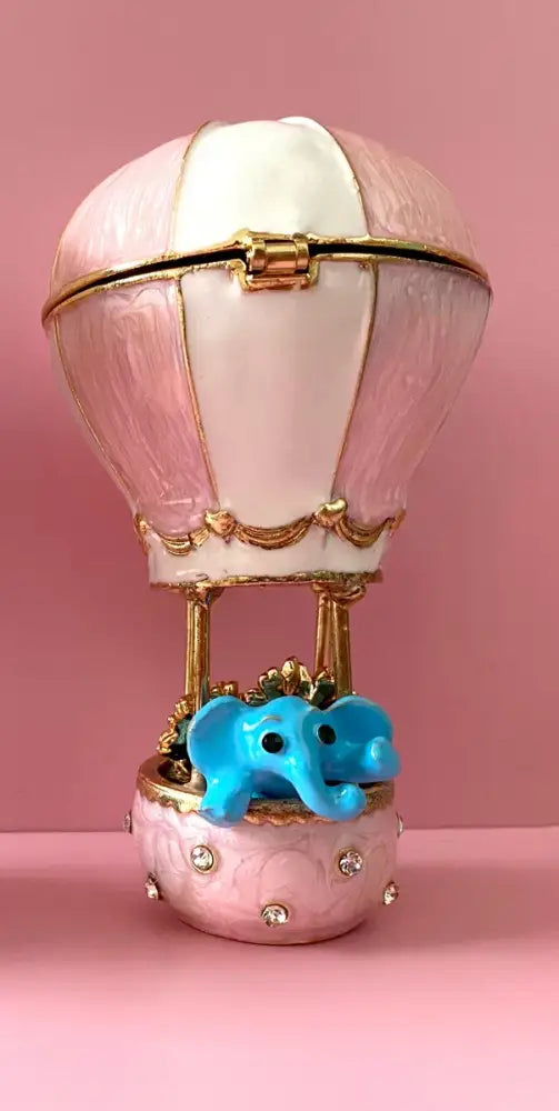 Turquoise Enamel Swan Figurine