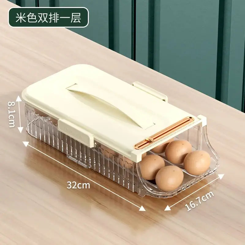 Green Plastic Egg Organizer